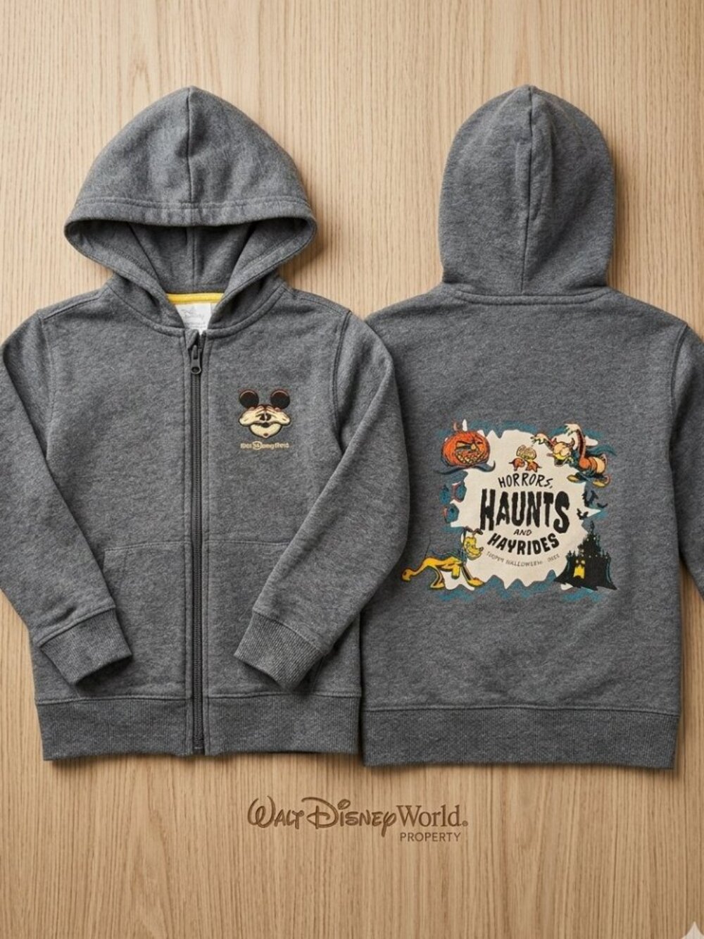 Disney Parks Mickey Mouse Halloween Hoodie Size 4